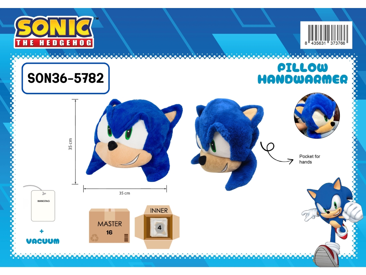 SONIC CUSCINO SCALDAMANI 35X35CM SON36-5782