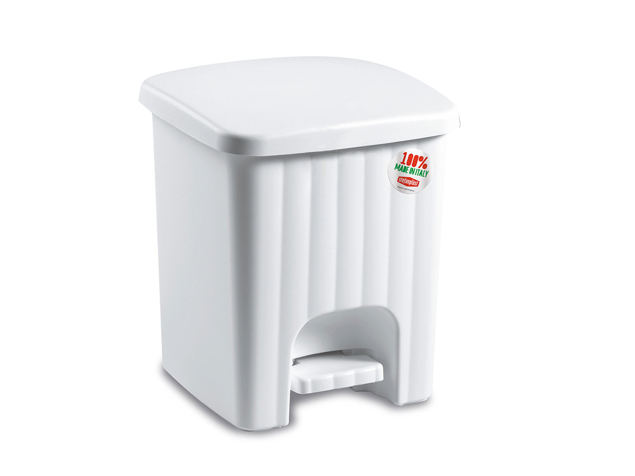 PEDALINA PATTUMIERA QUADRA 4,5L BIANCA 38505 PEDALINA PATTUMIERA QUADRA 4,5L BIANCA 38505