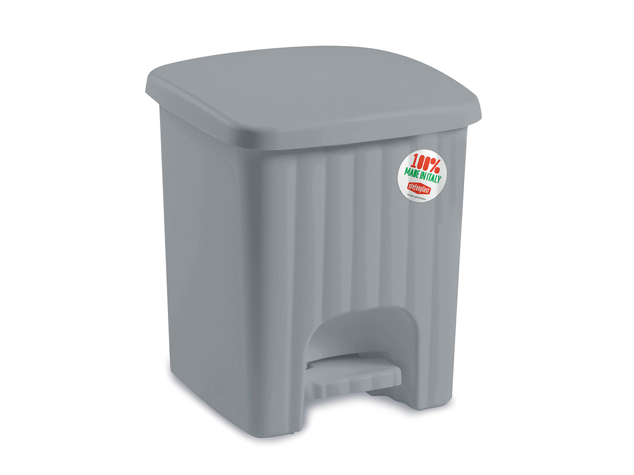 PEDALINA PATTUMIERA QUADRA 4,5L STONE GREY 38537 PEDALINA PATTUMIERA QUADRA 4,5L STONE GREY 38537