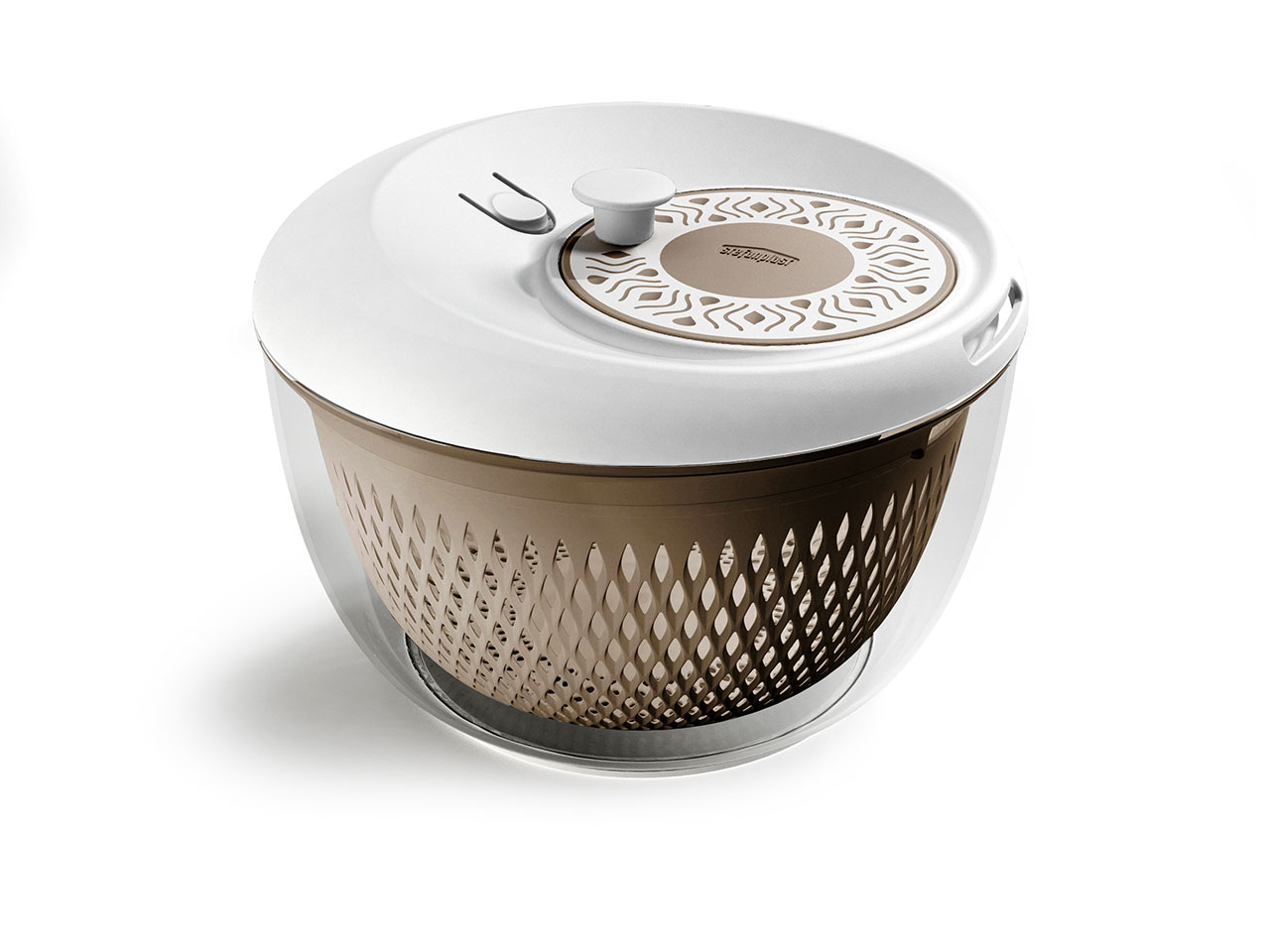 TOSCA CENTRIFUGA 26CM BIANCO/TORTORA CHIARO 56000