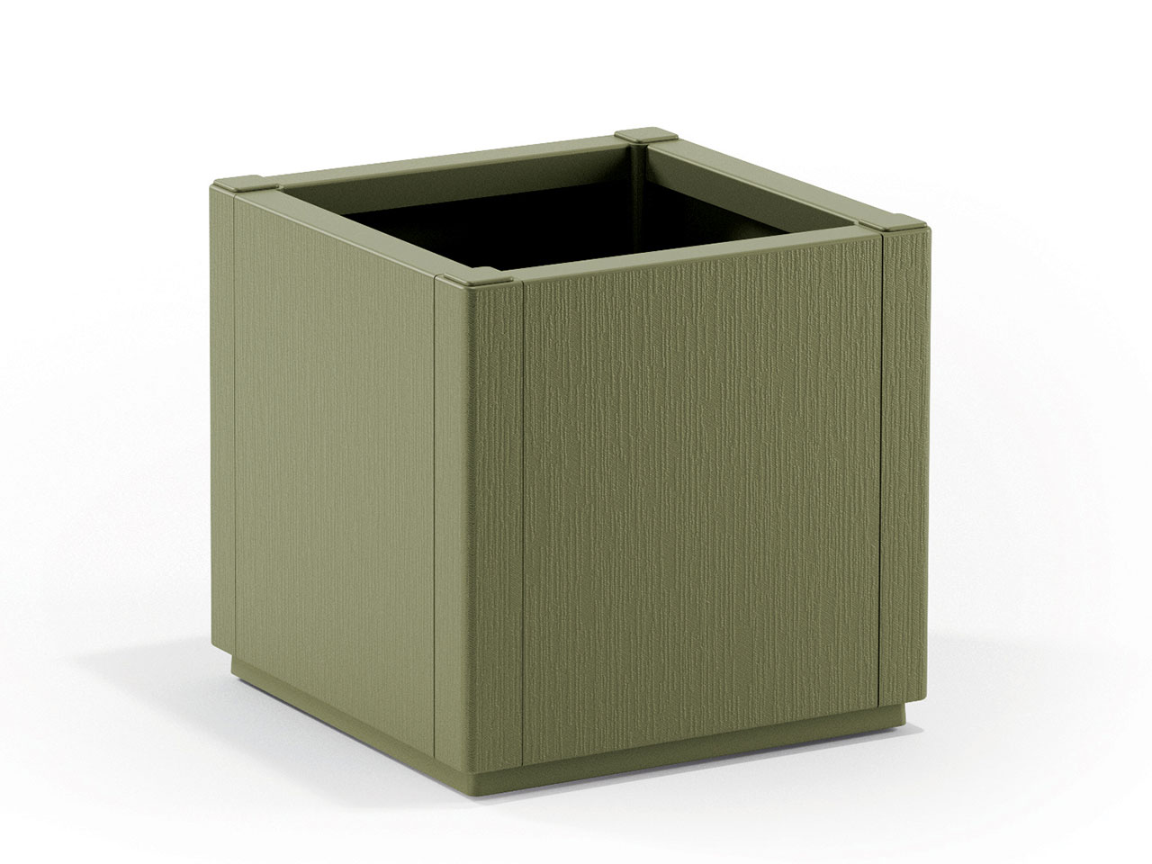 ETHICA FIORIERA QUADRA 36X36XH.35CM VERDE O. 68702