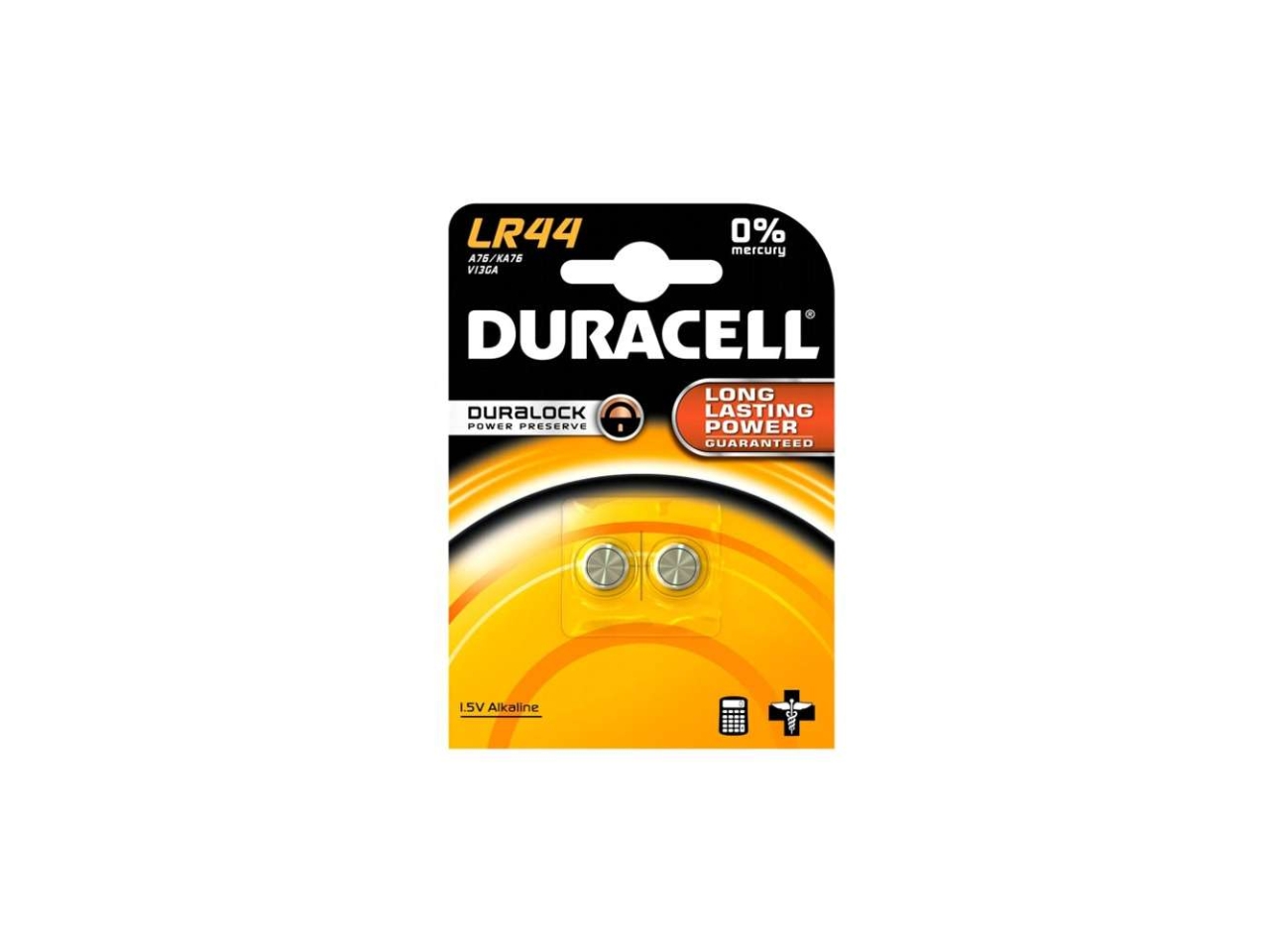 DURACEL SPECIALTY BATTERIE LR44 BLISTER 2PZ