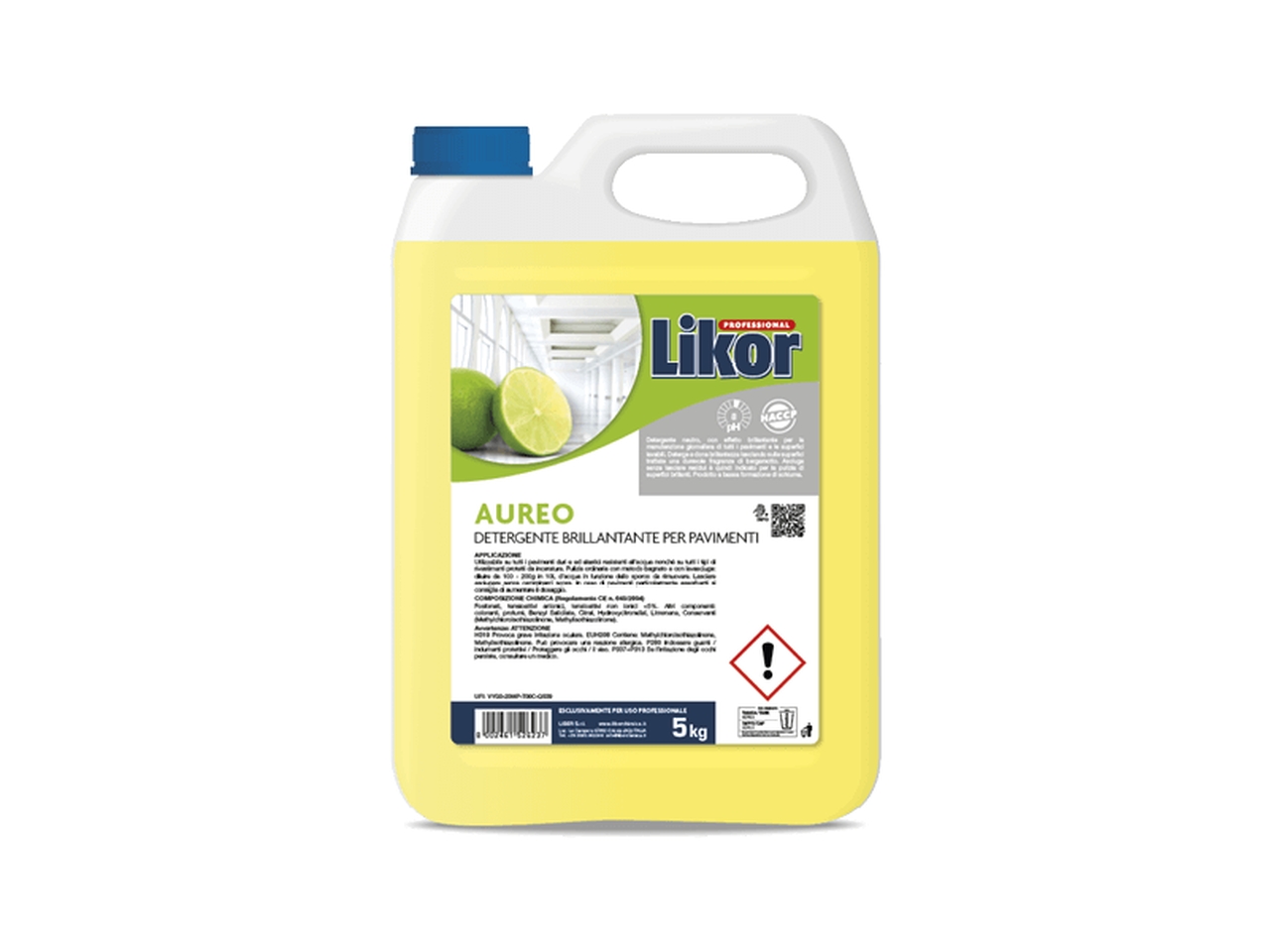 LIKOR AUREO DETERGENTE PAVIM. 5kg LK190205 $