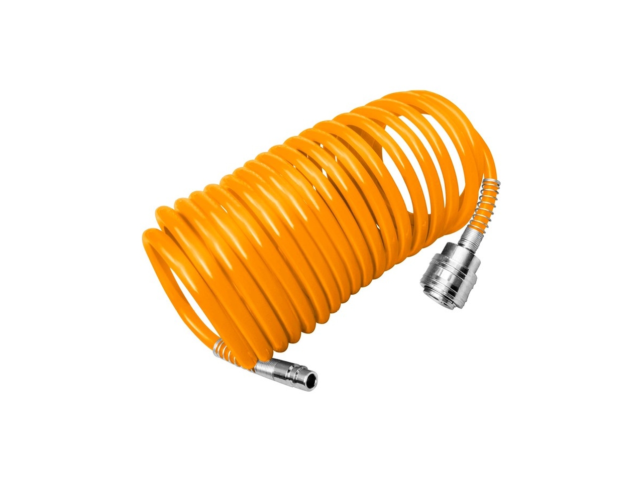 TUBO SPIRALATO PU 5/8 CON RACCORDI 10MT AH1101