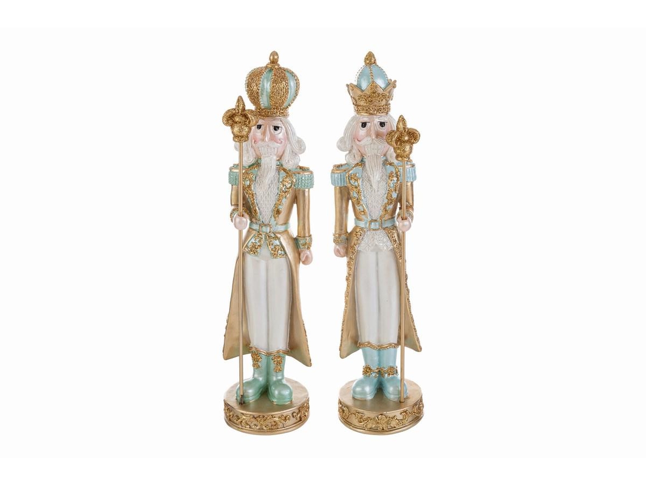 SCHIACCIANOCI 30CM RESINA ORO ASS. 38263