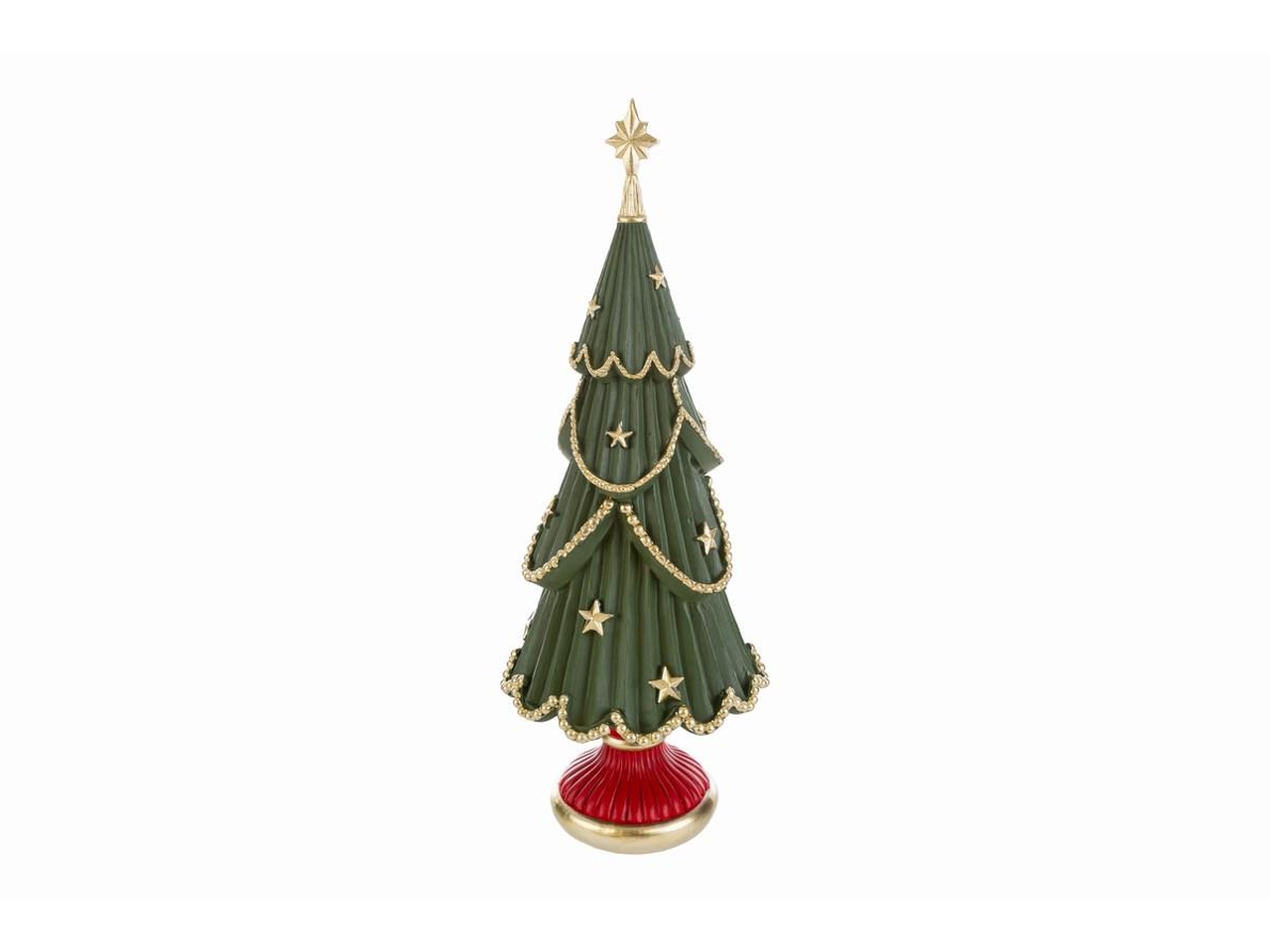 ALBERO NATALIZIO 31CM RESINA GOLD STAR 38455