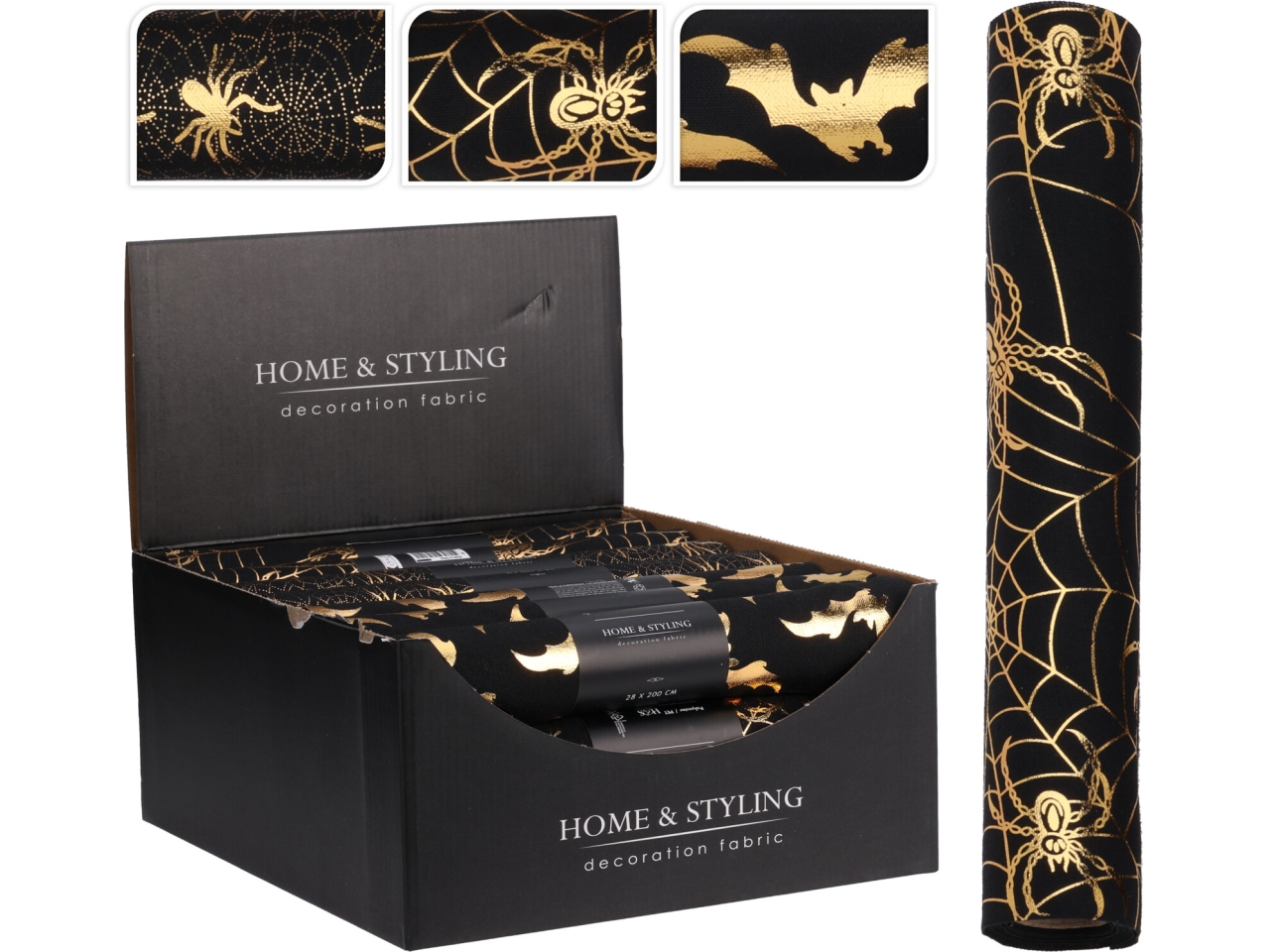 ROTOLO DECORATIVO HALLOWEEN 28X200CM ASS.767700100