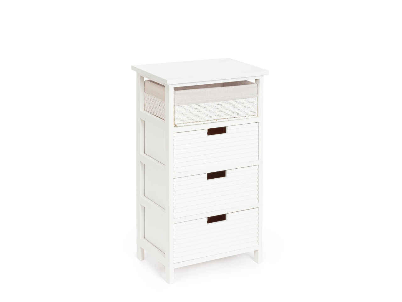 LEONIE CASSETTIERA 4 CASSETTI 40X29XH.73CM BIANCO