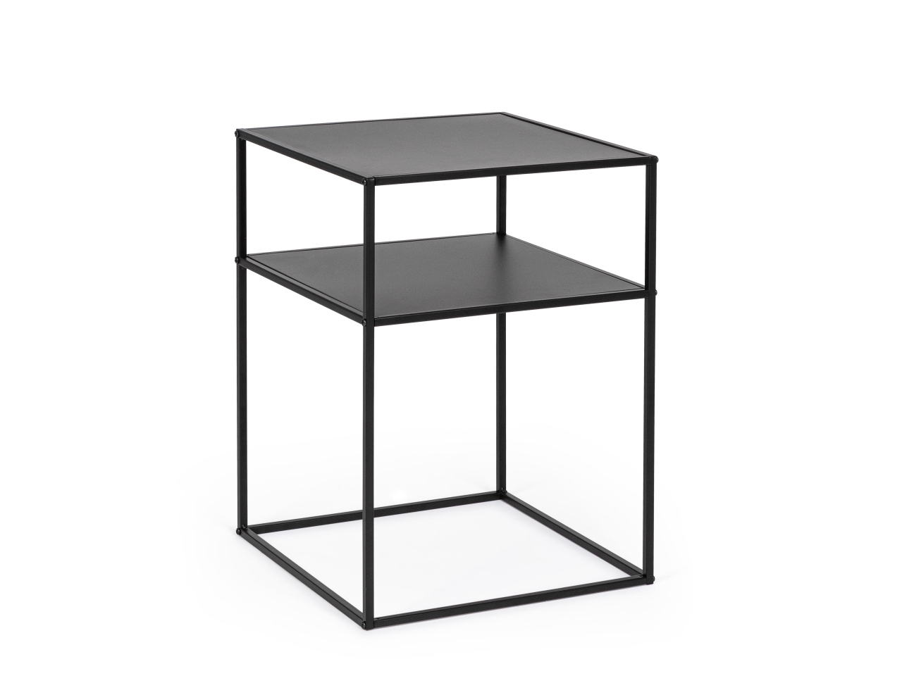 ALRIK QU CONSOLLE 2 POSTI NERO 37,5X50,5CM 721859