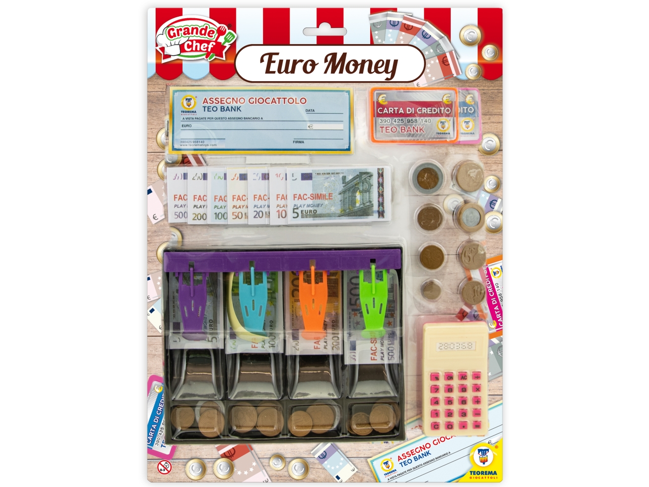 GRANDE CHEF EURO MONEY BANCONOTE E MONETE 61336 GRANDE CHEF EURO MONEY BANCONOTE E MONETE 61336