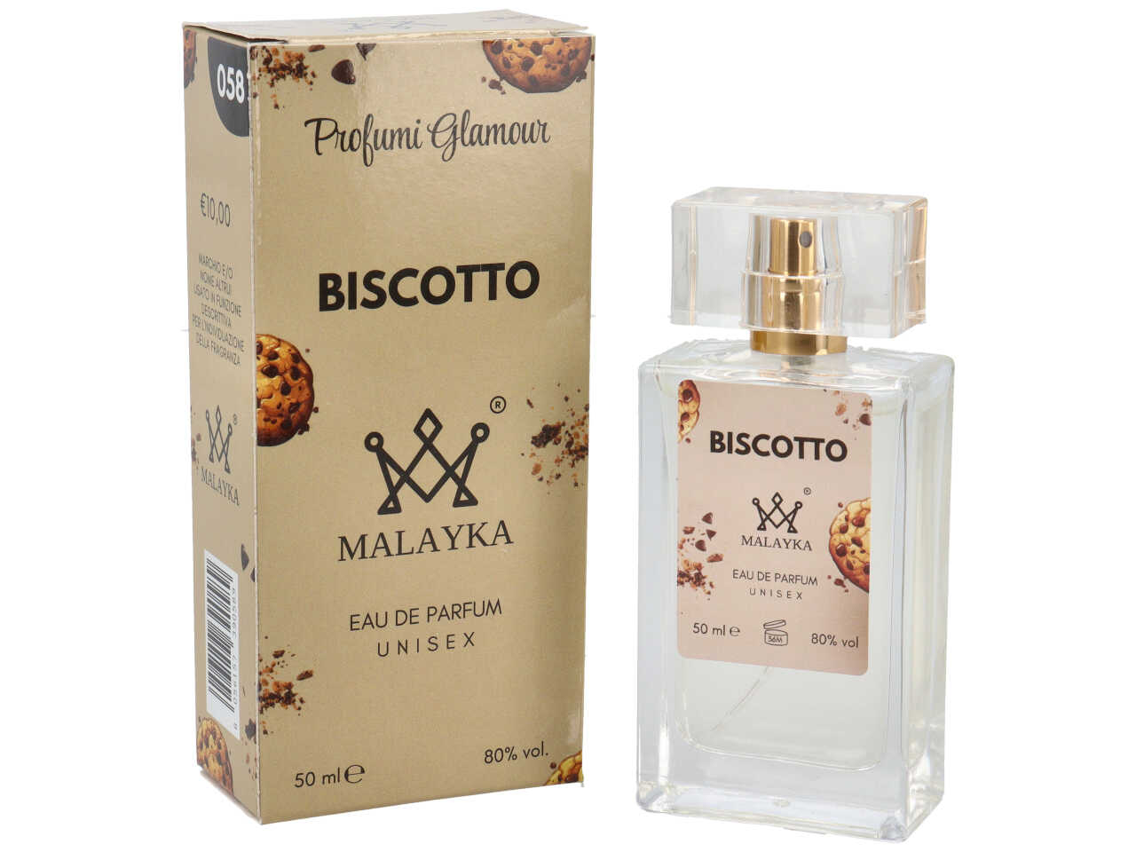 PROFUMO UNISEX 50ML BISCOTTO 058 PROFUMO UNISEX 50ML BISCOTTO 058