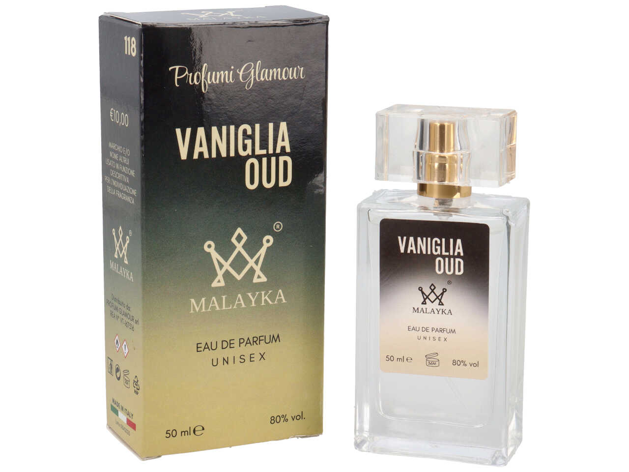 PROFUMO UNISEX 50ML AOUD VANILLE 118 PROFUMO UNISEX 50ML AOUD VANILLE 118