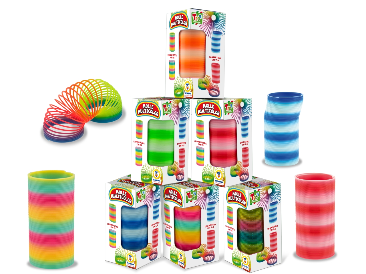 TEO’S MOLLA MULTICOLORE D.7,5CM ASS.66638