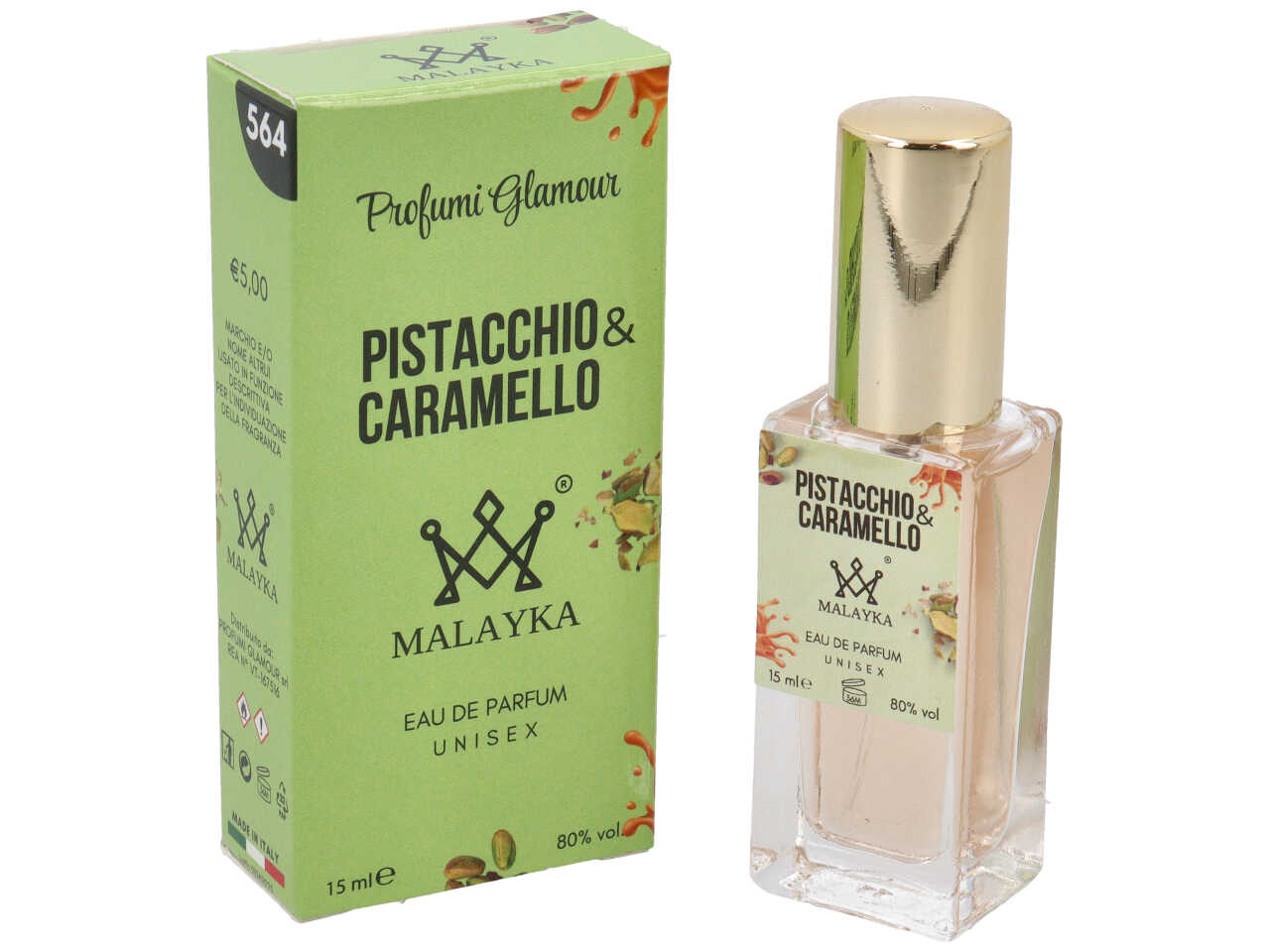 PROFUMO UNISEX 15ML PISTACCHIO&CARAMELLO 564 PROFUMO UNISEX 15ML PISTACCHIO&CARAMELLO 564