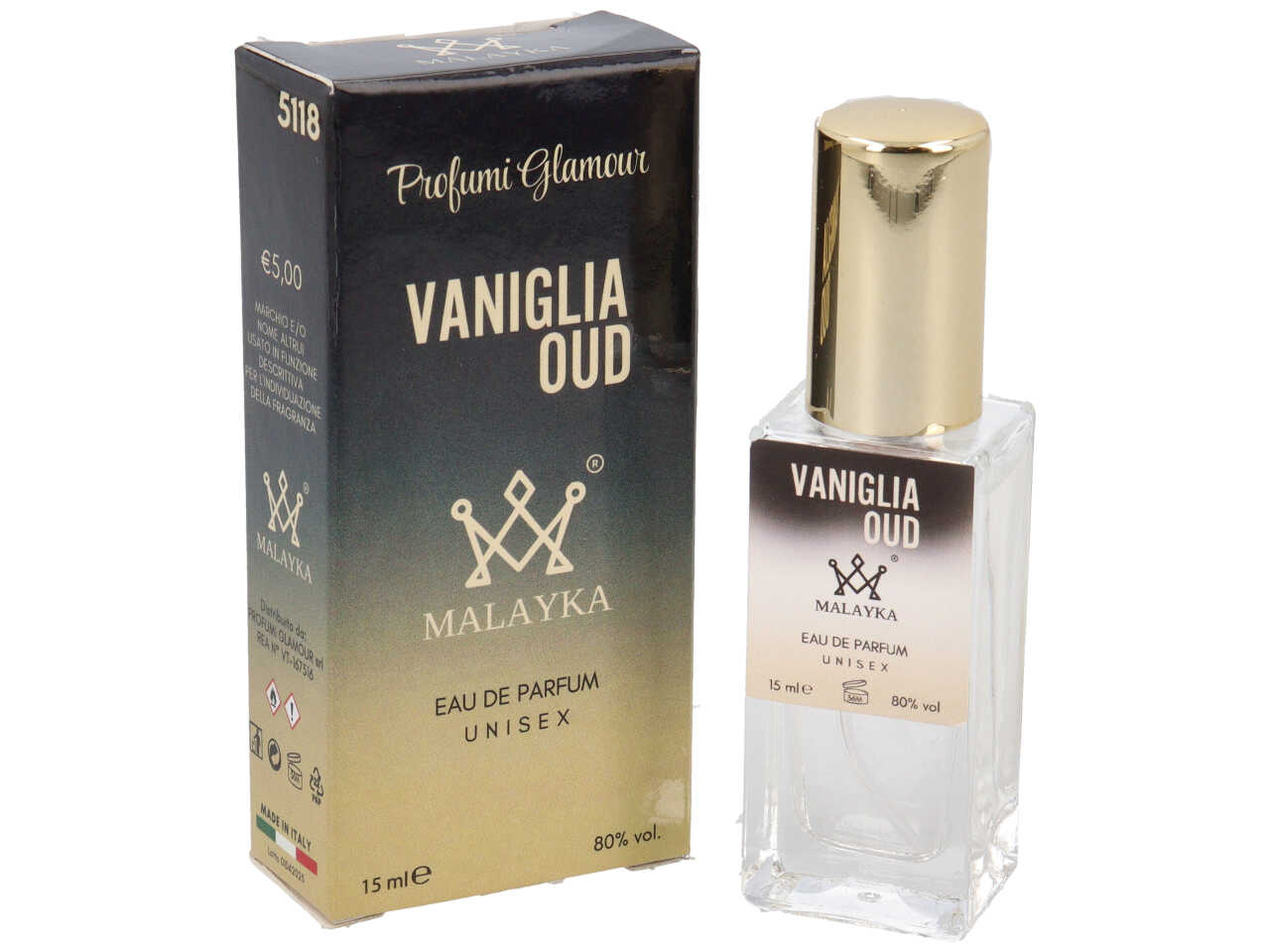 PROFUMO UNISEX 15ML AOUD VANILLE 5118 PROFUMO UNISEX 15ML AOUD VANILLE 5118