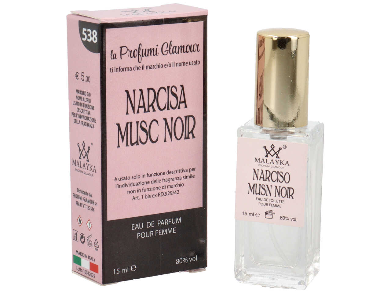 PROFUMO DONNA 15ML MARCISO MUSC NOIR 538