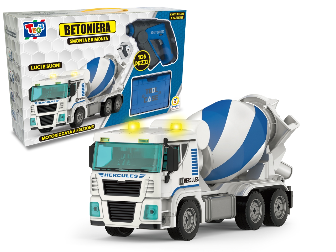 TEO’S CAMION BETONIERA SMONTA E RIMONTA 67312 TEO’S CAMION BETONIERA SMONTA E RIMONTA 67312
