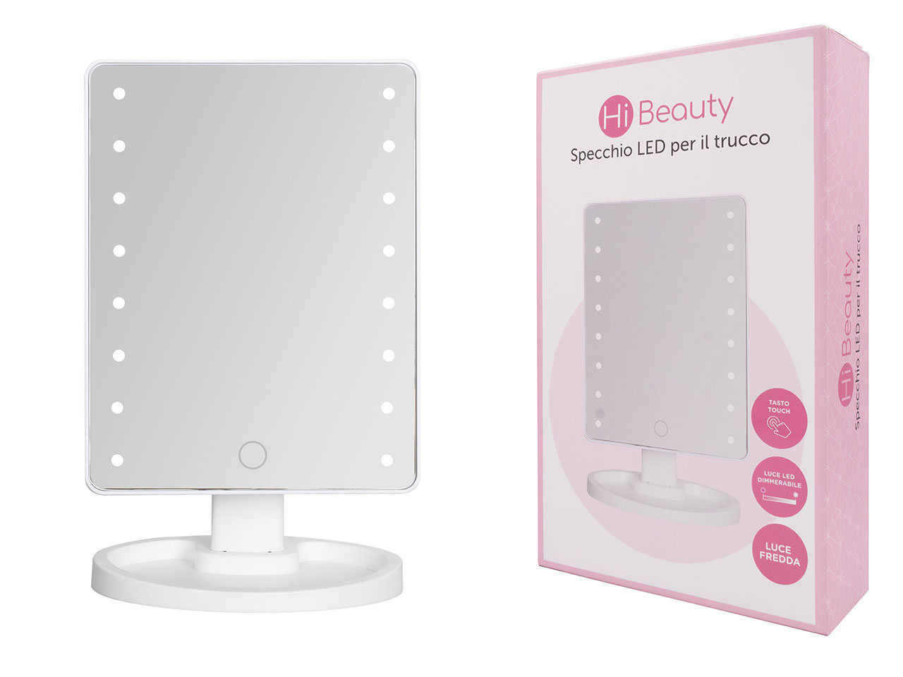 SPECCHIO LED RETTANGOLARE HIB18