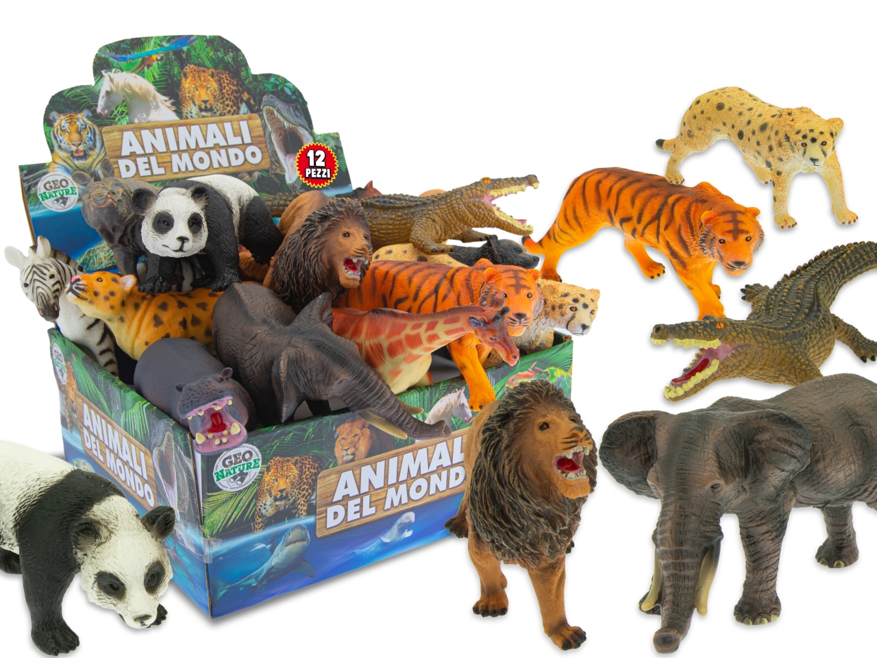 GEO NATURE ANIMALI DELLA SAVANA SOFFICI 20CM 68783 GEO NATURE ANIMALI DELLA SAVANA SOFFICI 20CM 68783