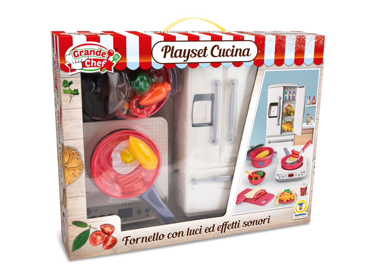 GRANDE CHEF FRIGORIFERO PIASTRA LUCI/SUONI 68804 GRANDE CHEF FRIGORIFERO PIASTRA LUCI/SUONI 68804