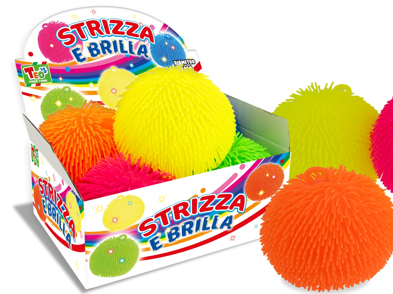 TEO’S STRIZZA E BRILLA PALLA 20CM C/LUCE 68902