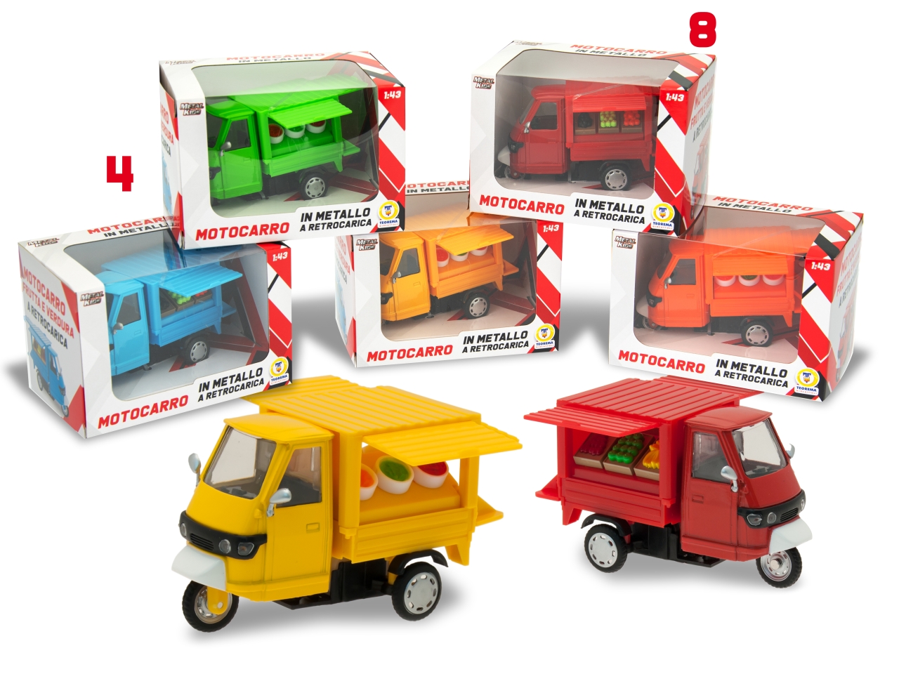 METAL KIDS MOTOCARRO METALLO A RETROCARICA 74317 METAL KIDS MOTOCARRO METALLO A RETROCARICA 74317