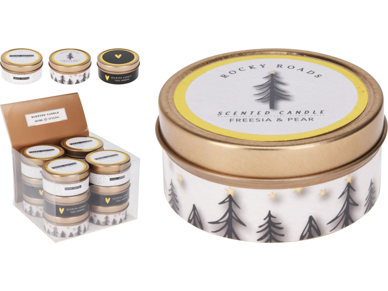 CANDELA IN SCATOLA LATTA 6X3CM ASS. 420213620 CANDELA IN SCATOLA LATTA 6X3CM ASS. 420213620