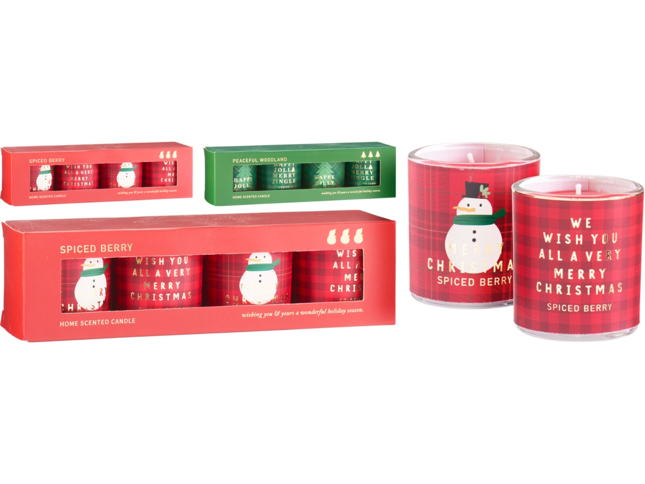 CANDELA C/VASETTO VETRO 5CM 4PZ ASS. ACC702600