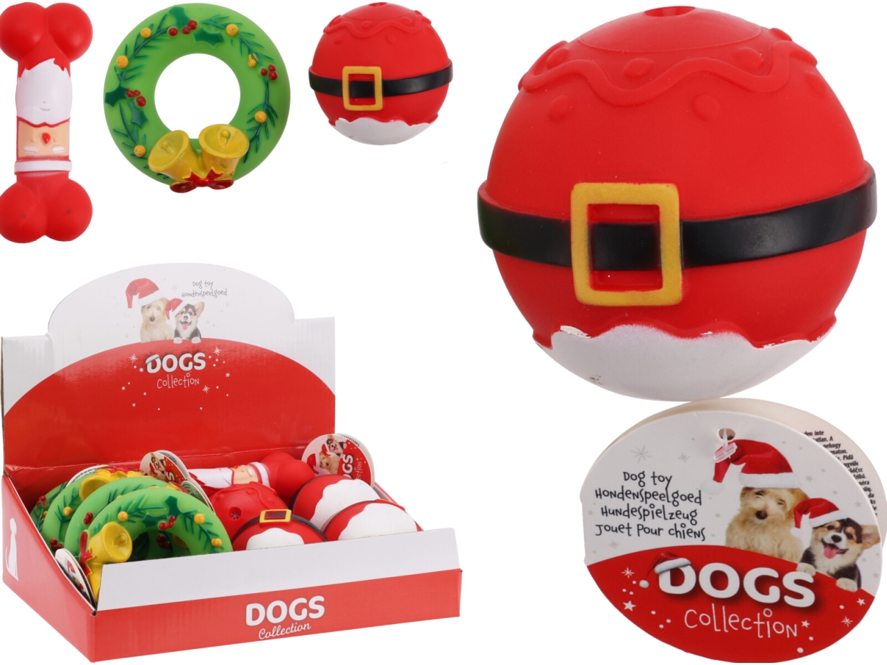 GIOCO PER CANI NATALIZIO 20CM ASS. 491802800