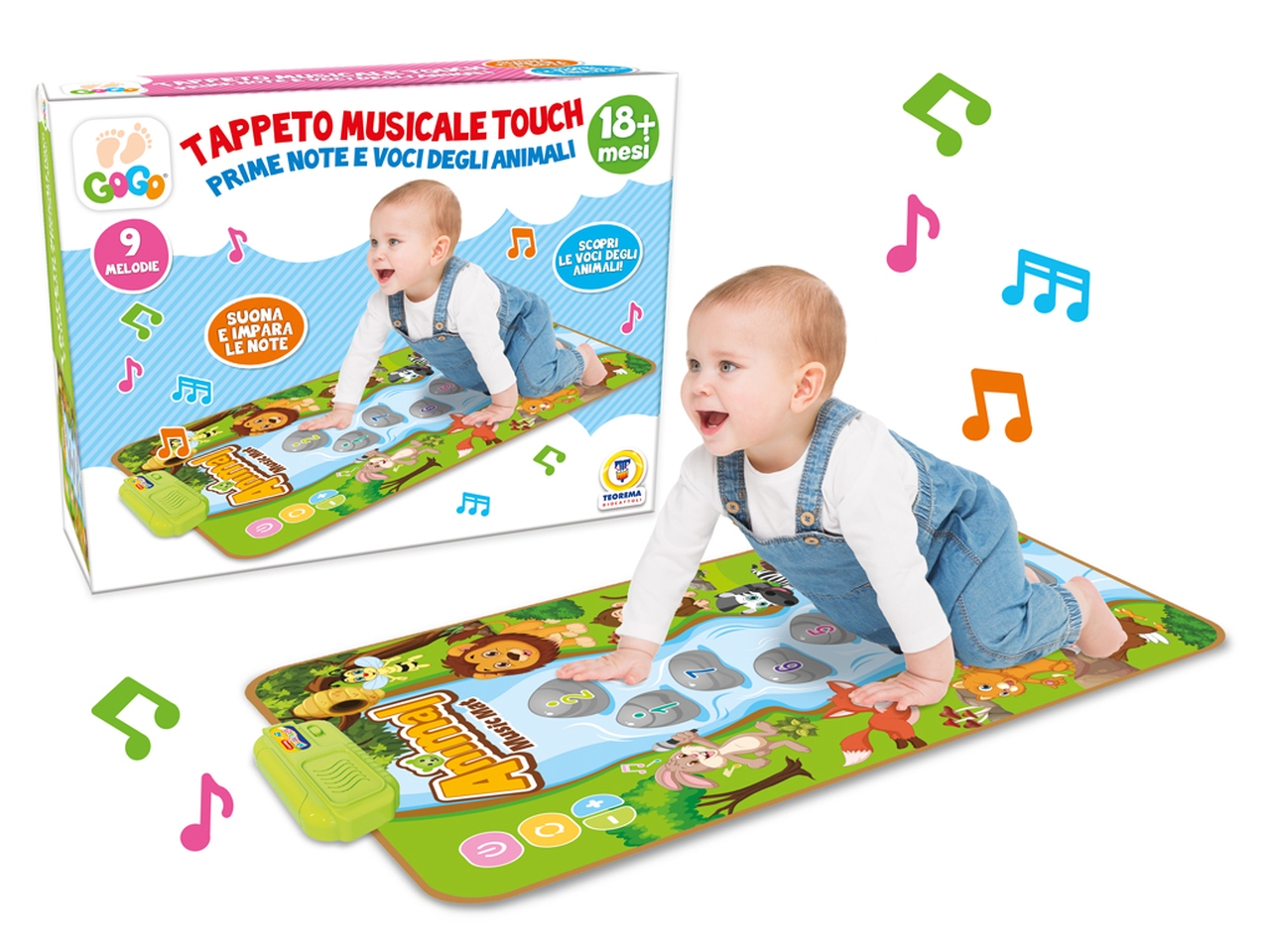 GOGO TAPPETO MULTIFUNZIONE ANIMALI 68839