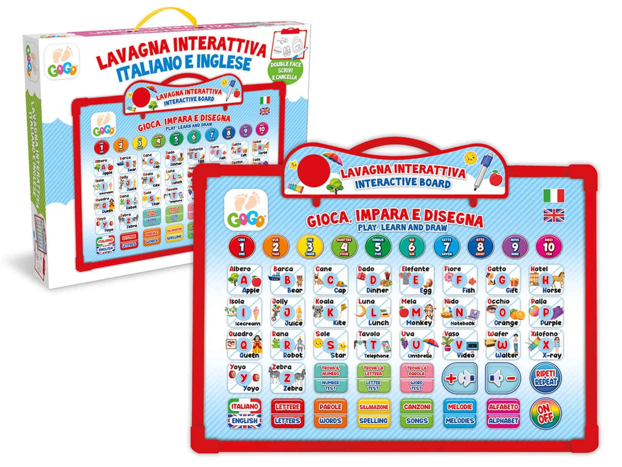 GOGO LAVAGNA INTERATTIVA DIDATTICA BIL.72464