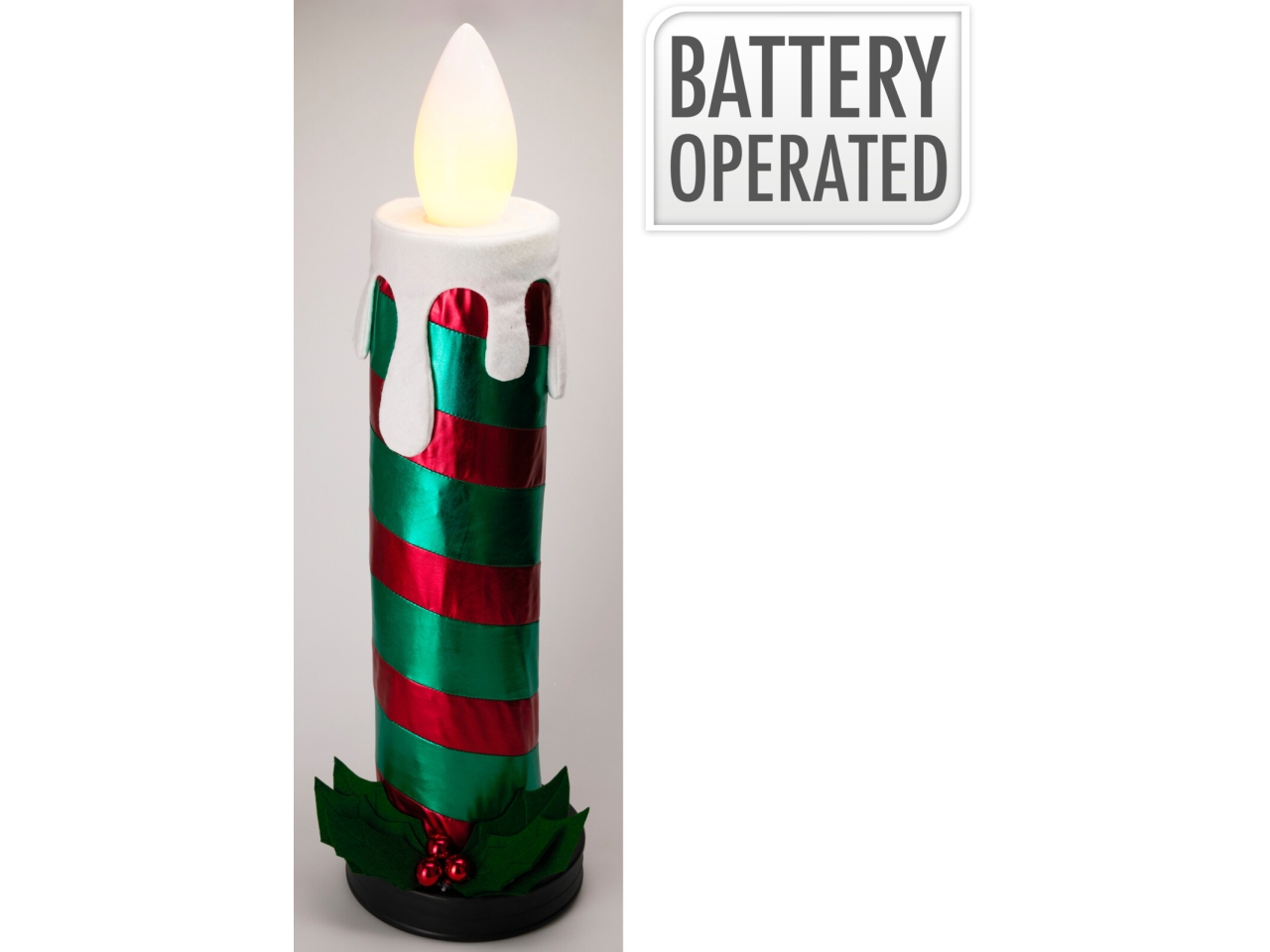 CANDELA CON LED E SUONI 90CM VERDE ASK007060 CANDELA CON LED E SUONI 90CM VERDE ASK007060