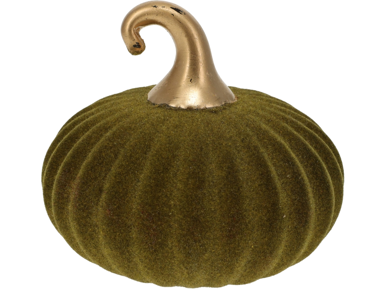 ZUCCA 10CM VETRO FLOCCATA VERDE A75201020 ZUCCA 10CM VETRO FLOCCATA VERDE A75201020