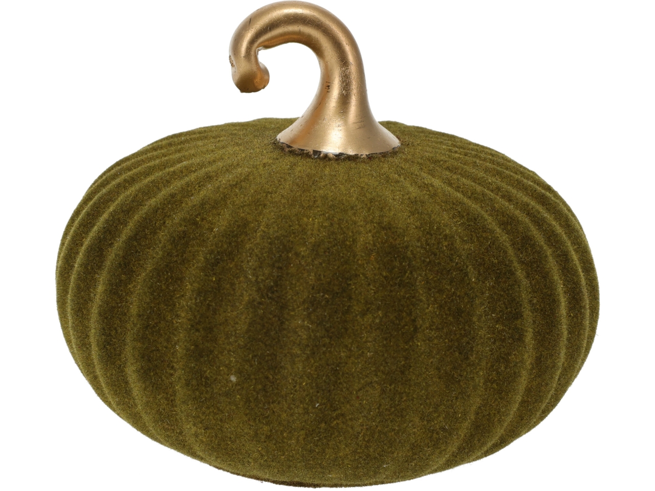 ZUCCA 12CM VETRO FLOCCATA VERDE A75201120 ZUCCA 12CM VETRO FLOCCATA VERDE A75201120