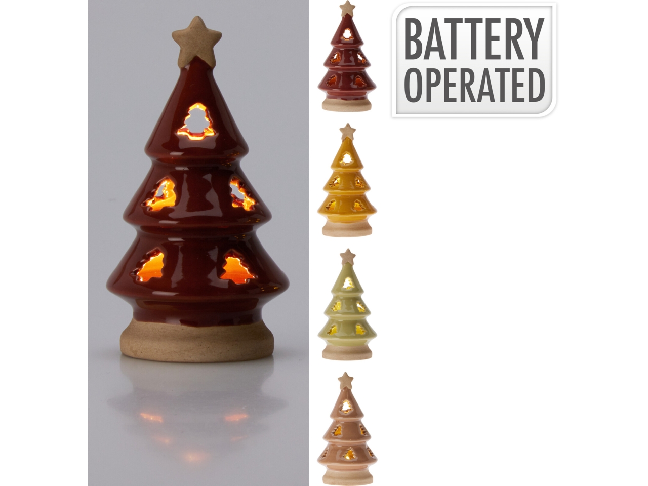 ALBERO 12CM PORCELLANA C/LED ASS. AAA759040 ALBERO 12CM PORCELLANA C/LED ASS. AAA759040