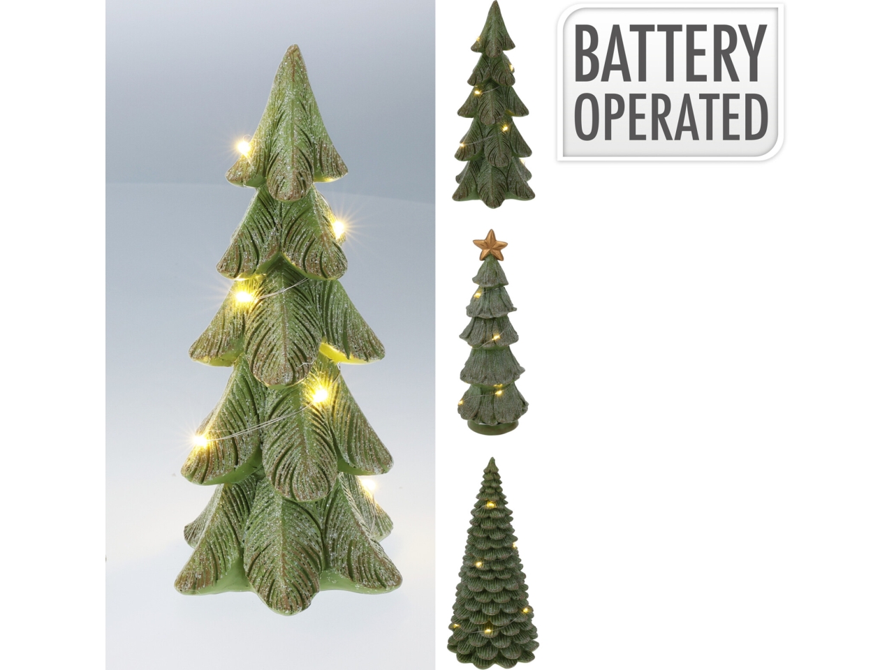 ALBERO 21CM VERDE C/LED ASS. AAA759570 ALBERO 21CM VERDE C/LED ASS. AAA759570