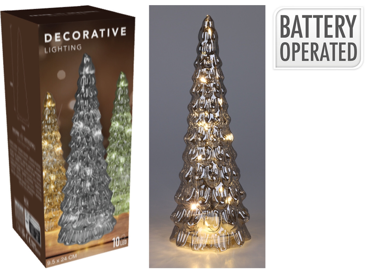 ALBERO 24CM VETRO C/LED GRIGIO AAB200510 ALBERO 24CM VETRO C/LED GRIGIO AAB200510