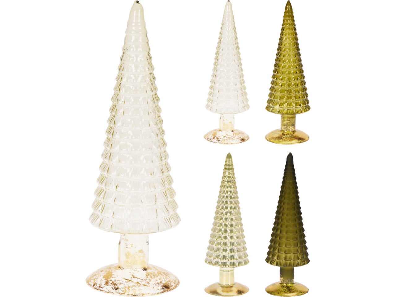 ALBERO 25CM VETRO VERDE ASS. ABR823140 ALBERO 25CM VETRO VERDE ASS. ABR823140