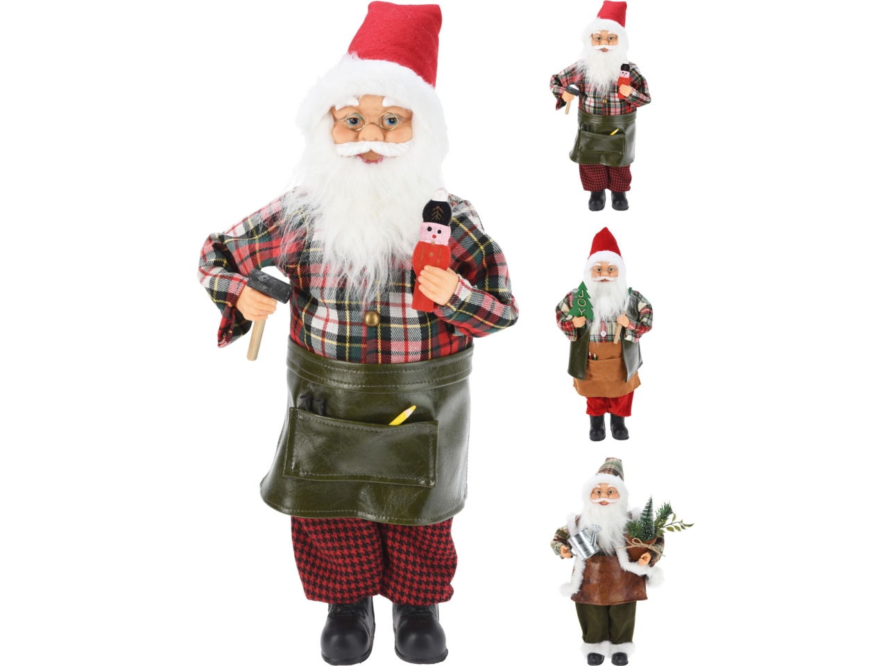 BABBO NATALE LAVORATORE 45CM ASS. ADJ000060