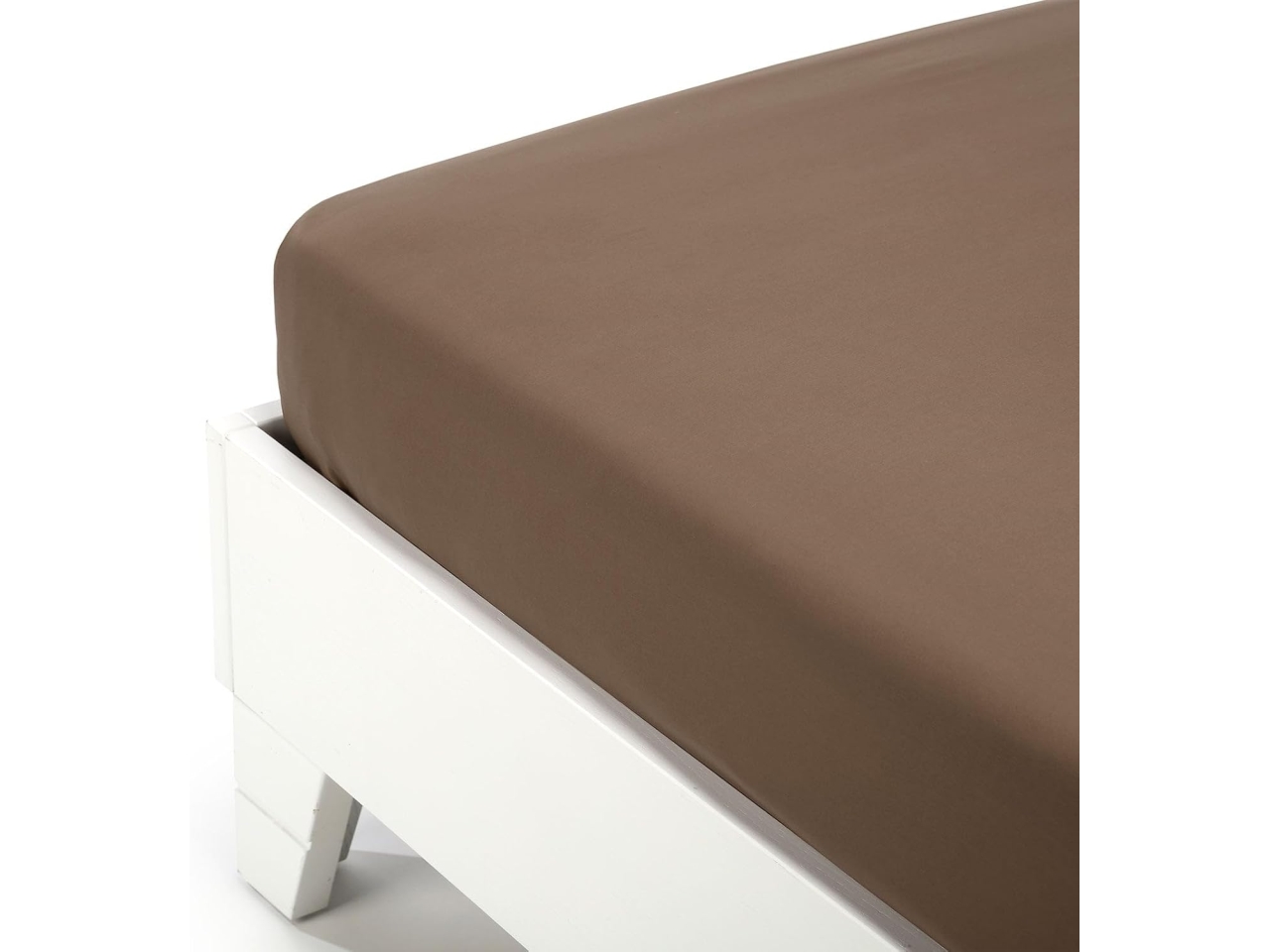 LENZUOLA SOTTO CON ANGOLI 2PIAZZE  MOKA 01245