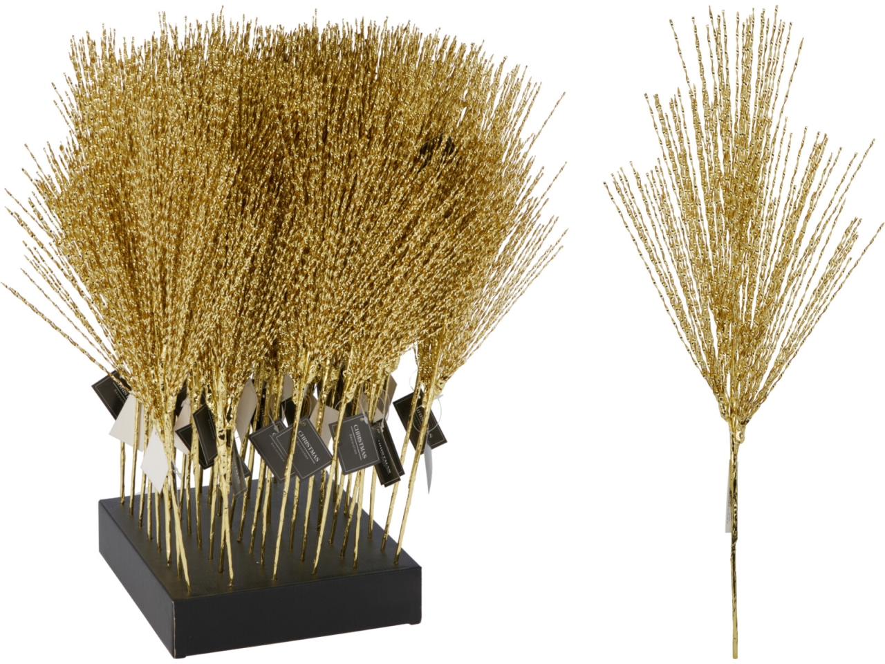 RAMO SPIRALE 60CM ORO METAL CAA755100