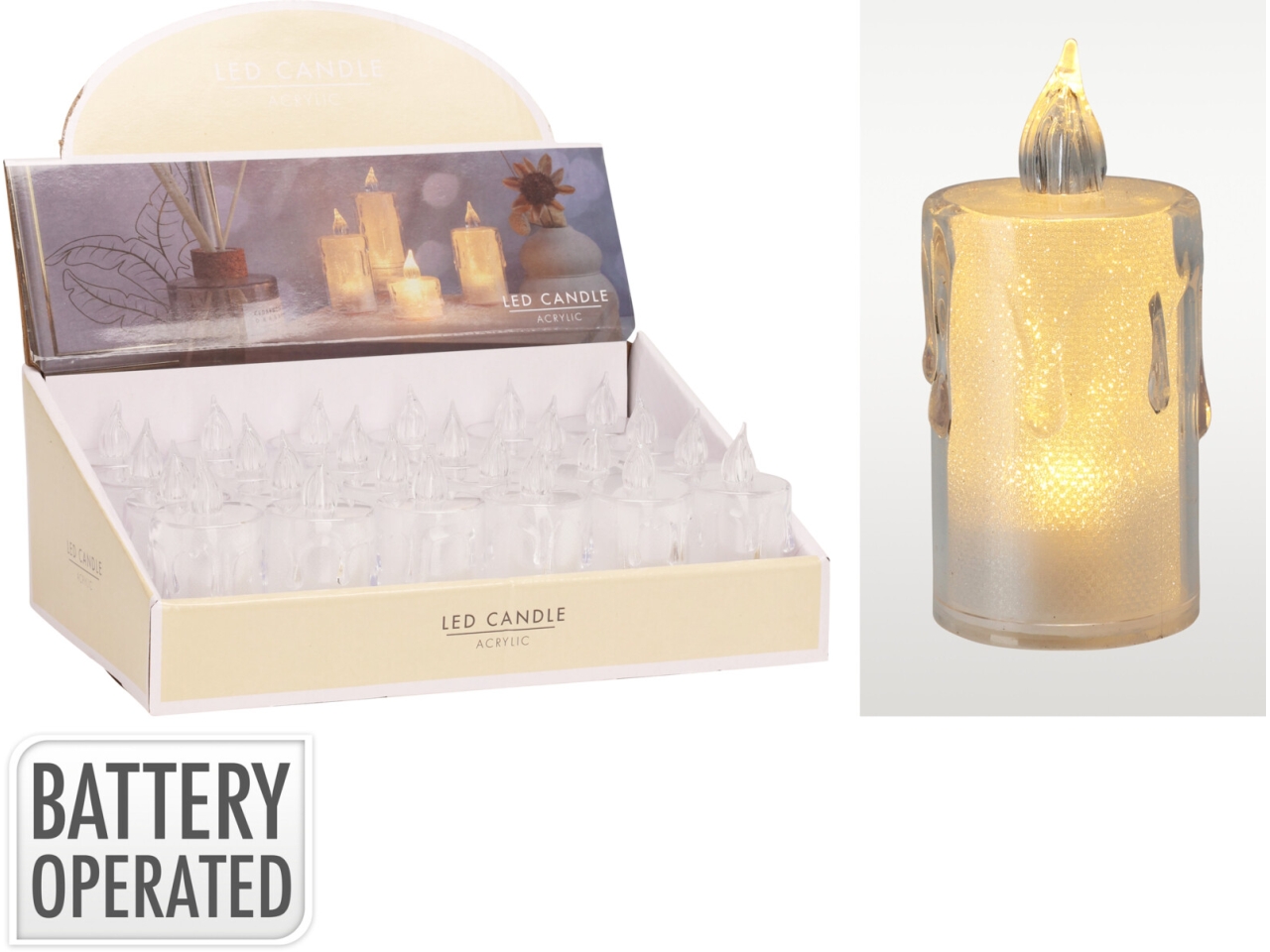 CANDELA LED 4X8CM AEX000210
