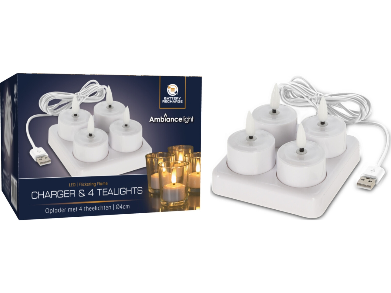 TEALIGHT 4CM RICARICABILI 4PZ XX8114170 TEALIGHT 4CM RICARICABILI 4PZ XX8114170
