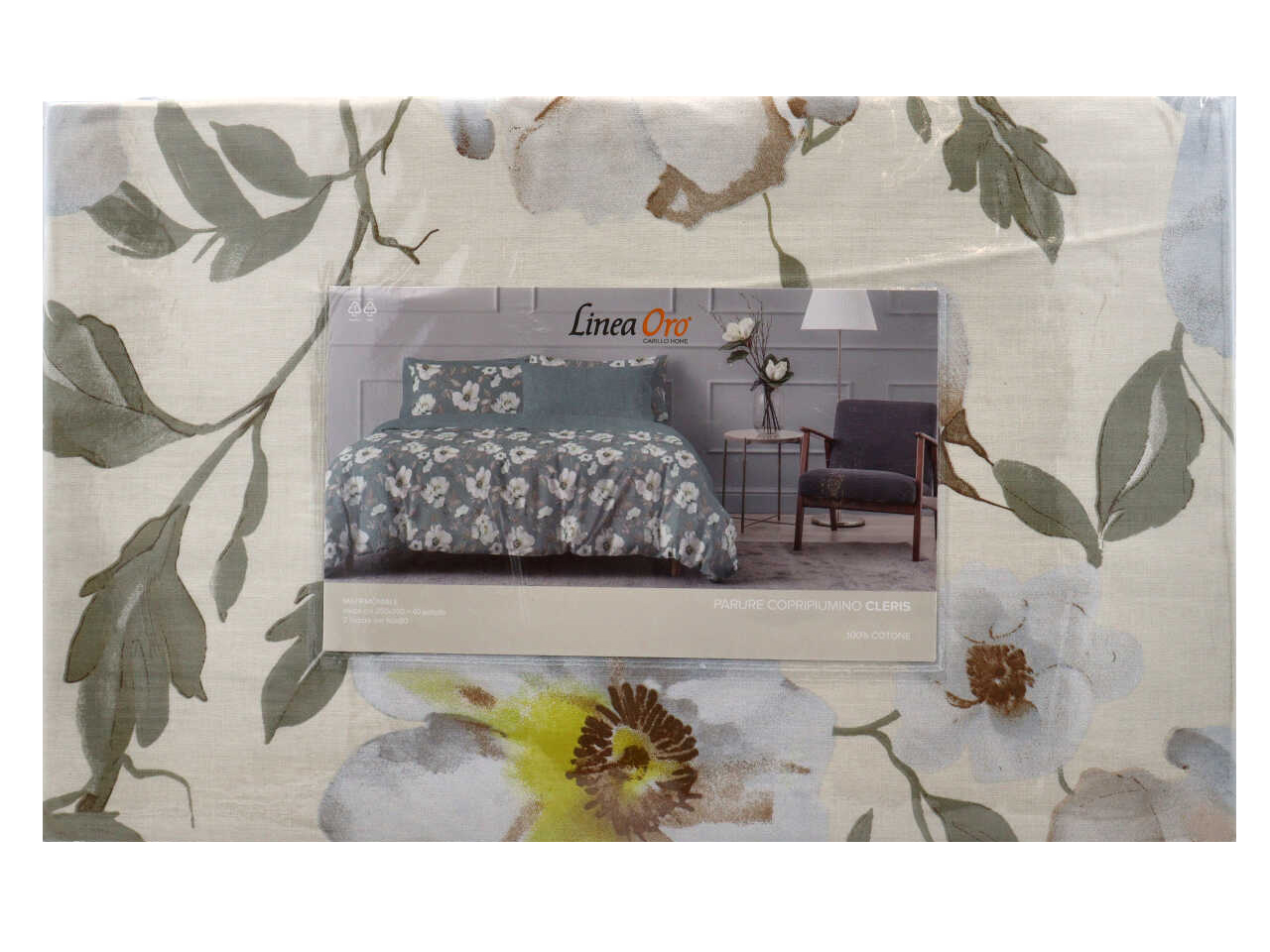 CLERIS PARURE COPRIPIUMINO 2P BEIGE LF08570101 CLERIS PARURE COPRIPIUMINO 2P BEIGE LF08570101