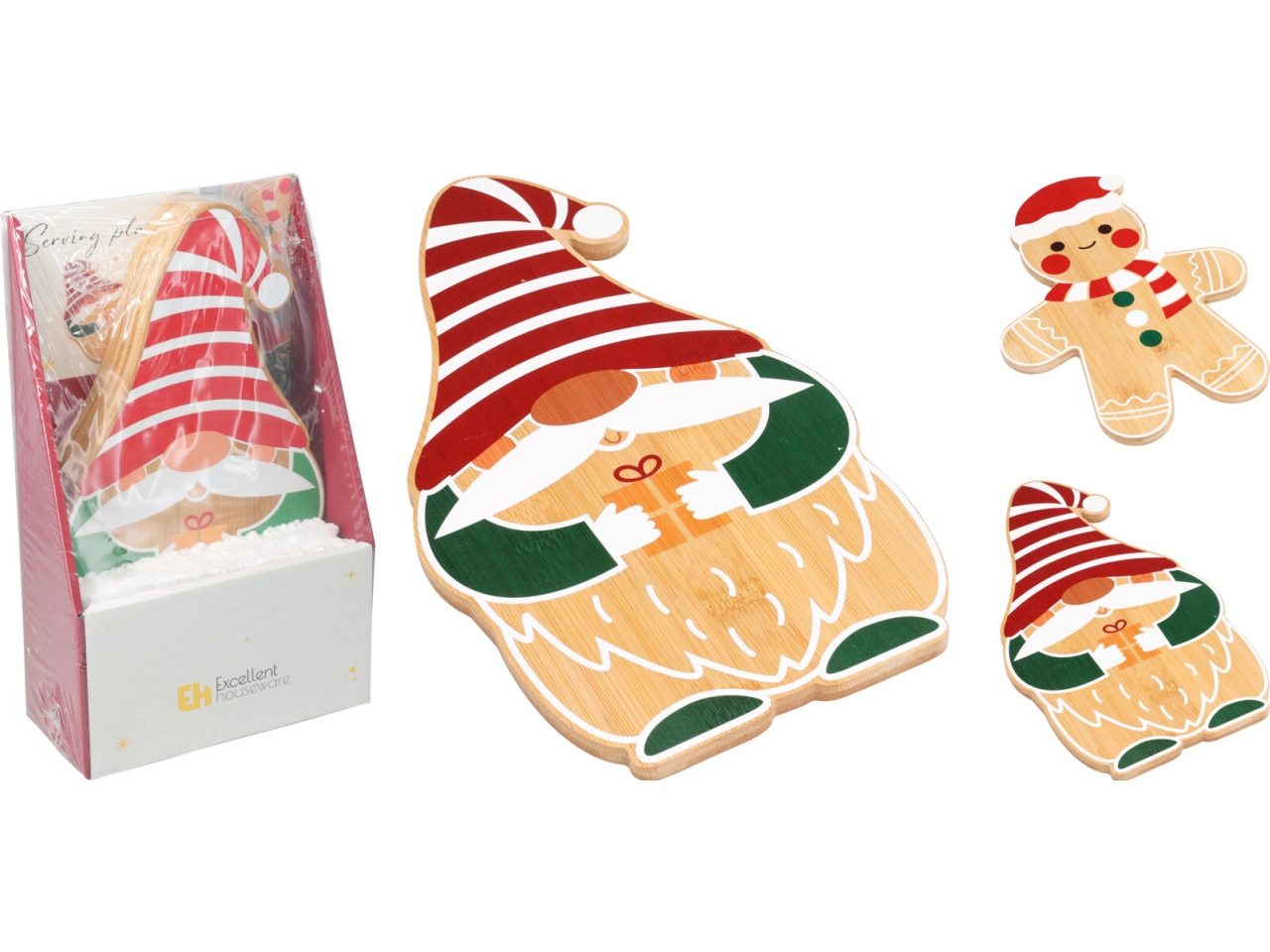 VASSOIO NATALIZIO IN BAMBU 22X30CM ASS. 210001170