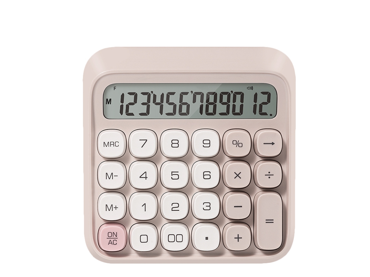 CALCOLATRICE 12 CIFRE TASTI A RILIEVO AVORIO EM36A