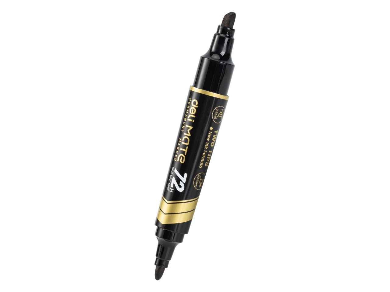 MARCATORE DOPPIA PUNTA 10PZ NERO EU72-BK