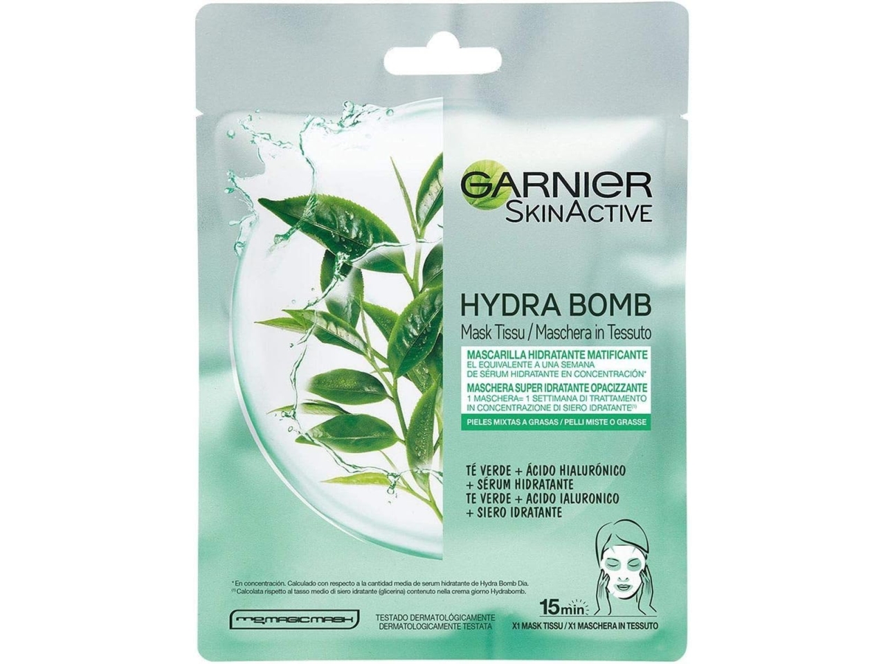 GARNIER MASCHERA VISO HYDRABOMB PMG C5518157 GARNIER MASCHERA VISO HYDRABOMB PMG C5518157