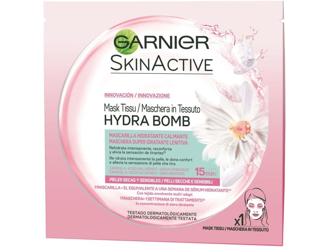 GARNIER MASCHERA VISO HYDRABOMB PSS C5518258 GARNIER MASCHERA VISO HYDRABOMB PSS C5518258