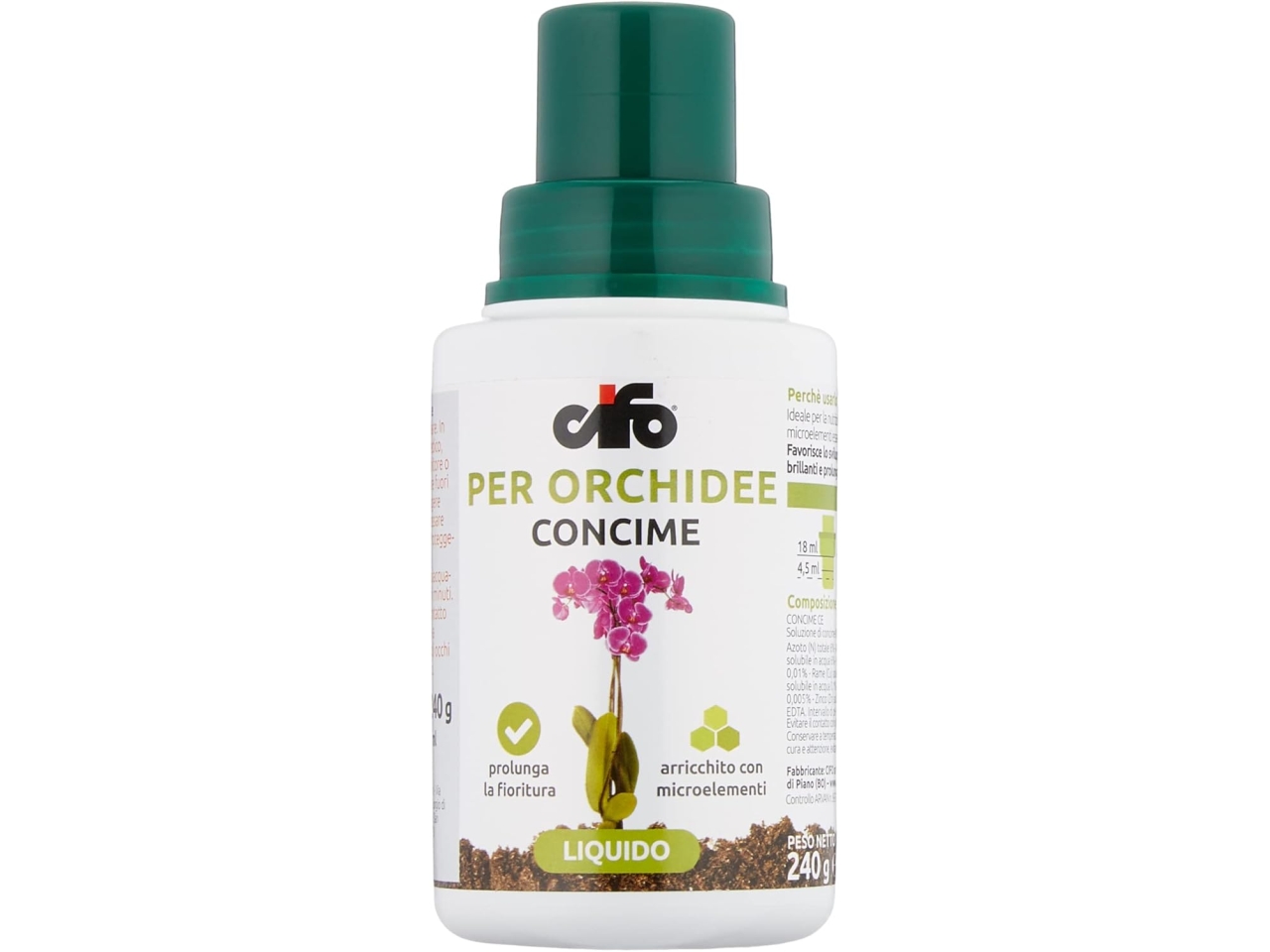 CONCIME LIQUIDO ORCHIDEE 200ML 110782